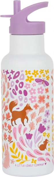 Stainless Steel Drinking Bottle Flower Garden 500 ml