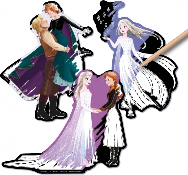 Scratch Stickers Frozen Kingdom