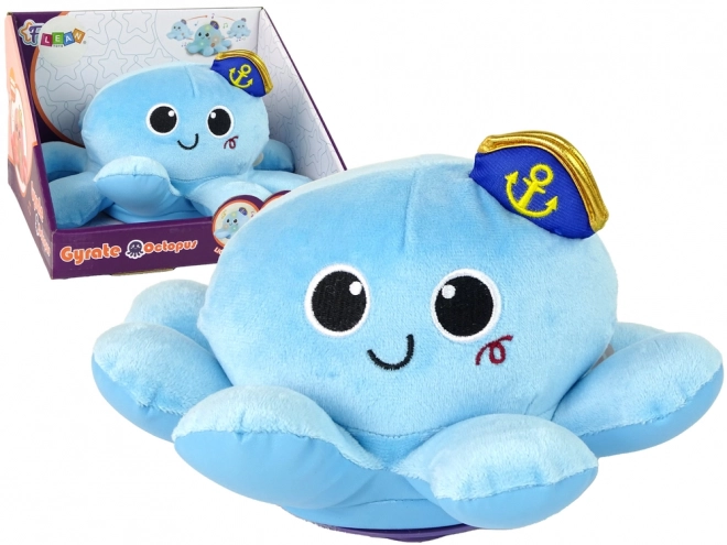 Blue Musical Octopus Plush Toy