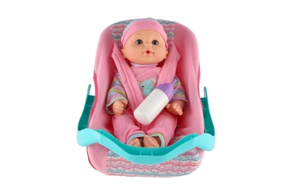 Baby Doll With Car Seat And Bottle