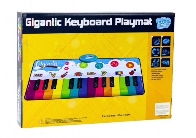 Rainbow Piano Educational Dance Mat