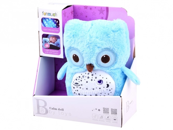 Soothing Owl Lullaby Projector Plush