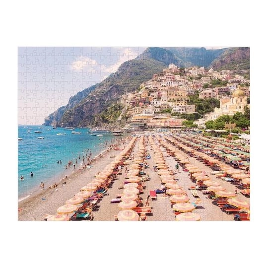 Galison Double-Sided Puzzle Italy Gray Malin 500 Pieces