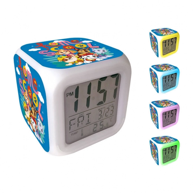 Digital Alarm Clock Paw Patrol Kids