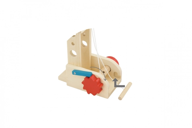 Wooden Crane Toy