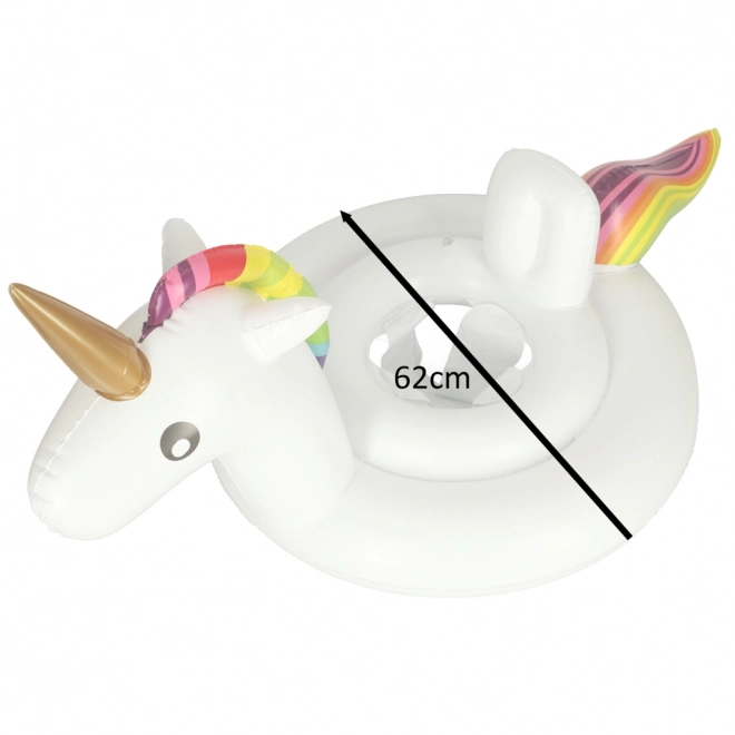 Inflatable Unicorn Seat Float for Kids