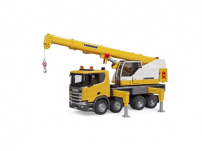 Bruder Scania Truck with Liebherr Crane