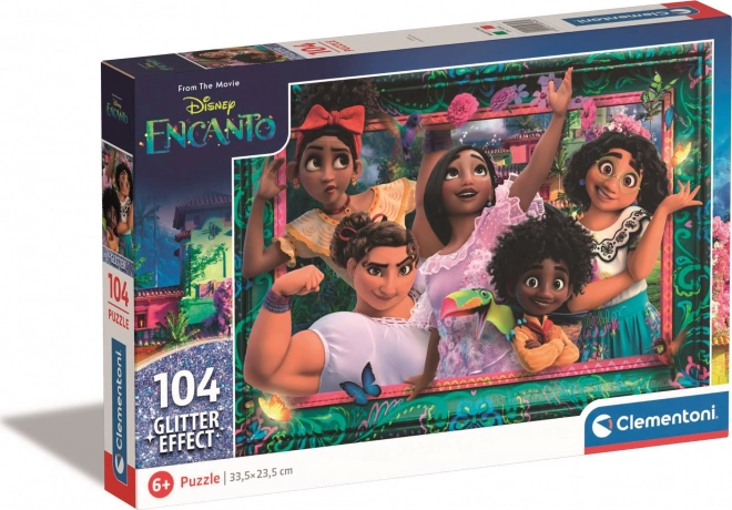 Disney Encanto Glitter Puzzle 104 Pieces