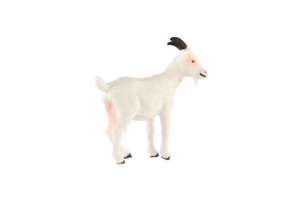 Plastic Domestic Goat Figurine 8cm