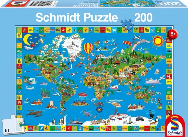 Schmidt Jigsaw Puzzle Your Amazing World 200 Pieces