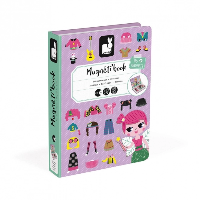 Janod Magnetibook Dress Up - Girls