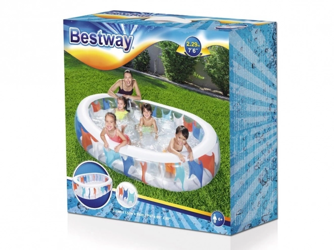 Inflatable Family Pool Ellipse by Bestway