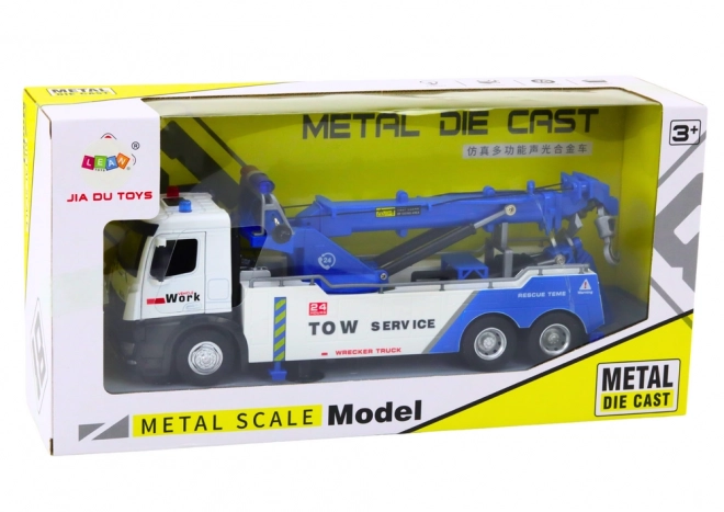 Metal Crane Truck with Lights and Sounds