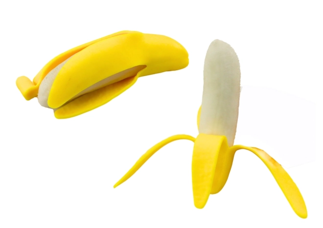 Stretchable Yellow Banana Stress Toy