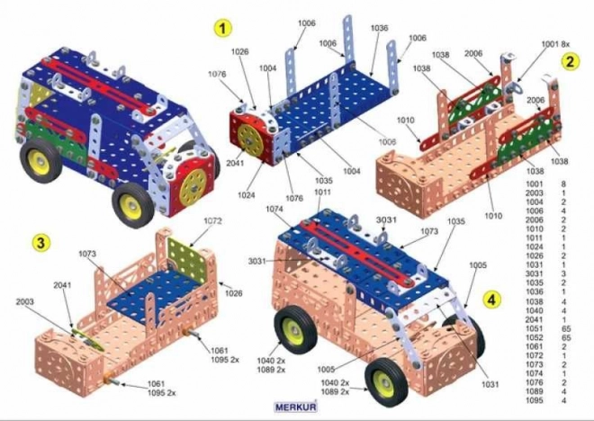 Building Set MERKUR 30 Models