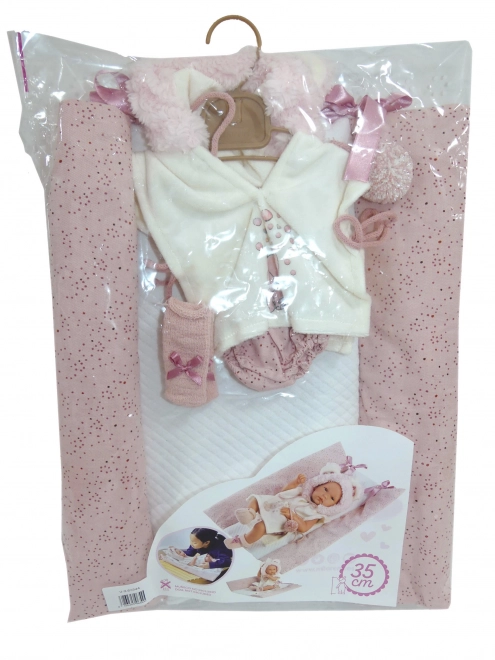 Clothing Set for Baby Doll New Born Size 35-36 cm