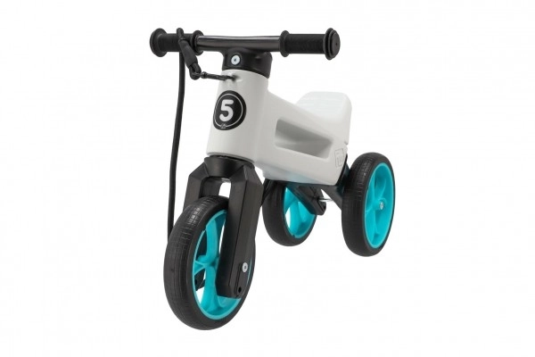 Balance Bike Funny Wheels Rider SuperSport – White-Turquoise