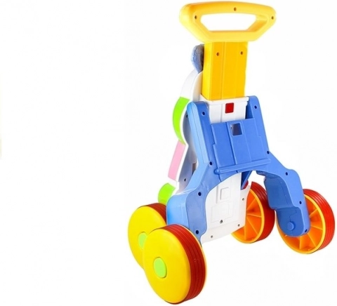 Quiet and stable ride thanks to rubber wheels