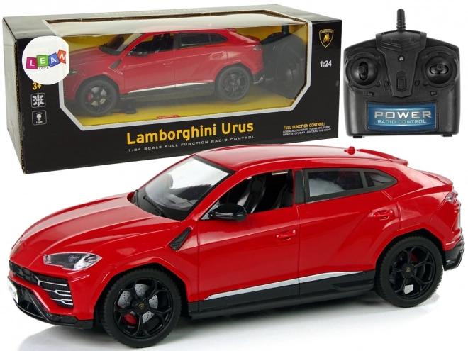 Remote Control Lamborghini Urus Red 1:24 with Lights