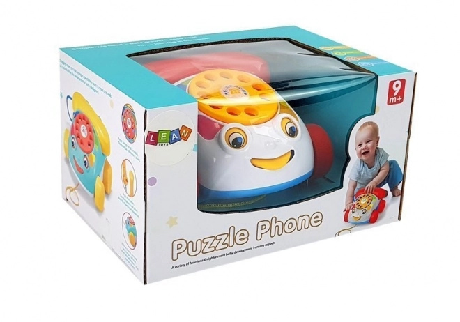 Pull Along Toy Phone with Sounds for Babies