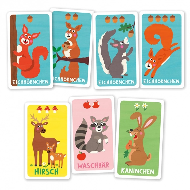 Forest Animals Quartet Card Game