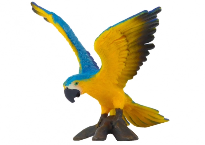 Blue and Yellow Macaw Figurine