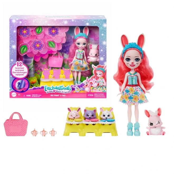 Enchantimals Baby Best Friends Bree Bunny & Twist Doll Set