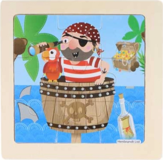 Wooden Pirate Ship Puzzle