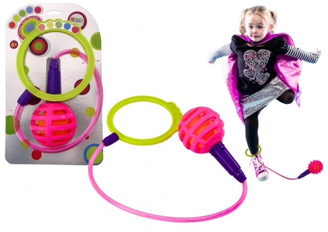 Pink Skipper LED Ankle Jump Rope