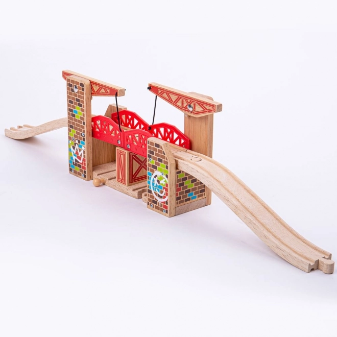 Bigjigs Rail Double Lifting Bridge