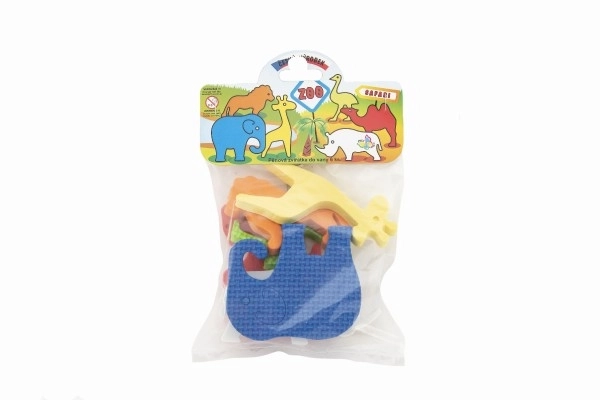 Zoo Safari Foam Stickers for Bath Time - 6 Pieces