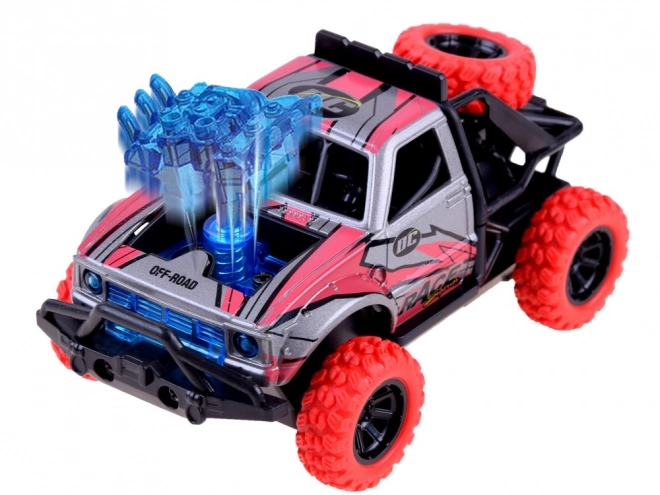 Stunt Driving 4x4 Metal Car – red