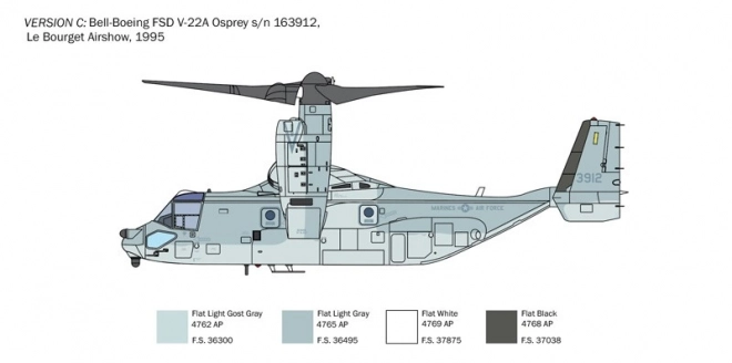 V-22A Osprey Model Kit 1/72 Scale