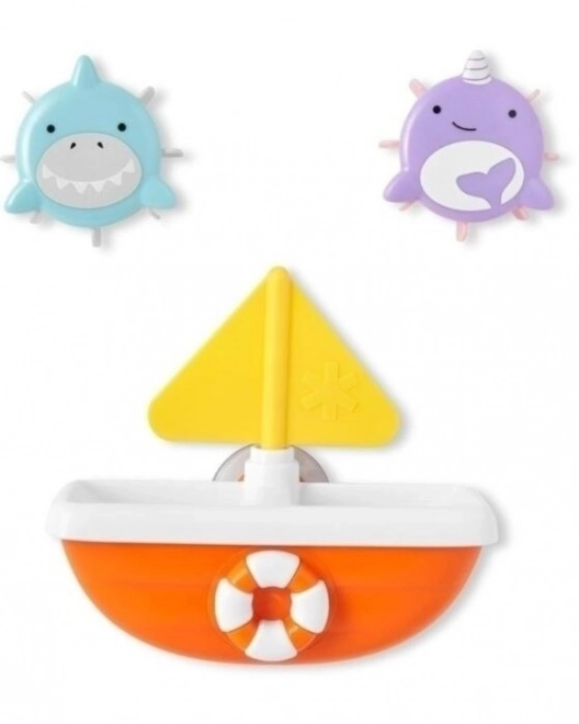 Zoo Tip & Spin Bath Toys