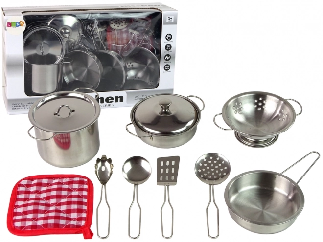 Children's Pot and Kitchen Accessories Set