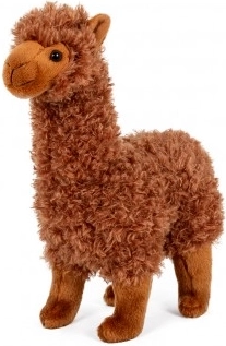 Plush Alpaca Lama 30 cm Brown