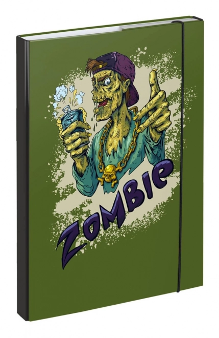 School Folder A4 with Zombie Design