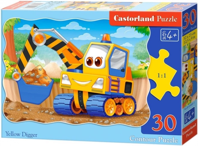 Yellow Digger Children's Puzzle