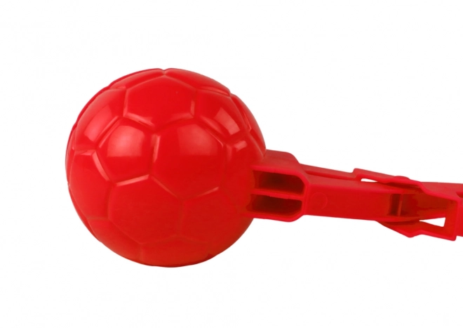 Snowball Maker Machine Red Football Pattern