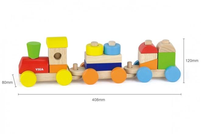 Wooden Train Toy Set