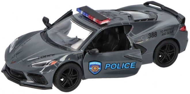 Goki toy car metal police/fire engine