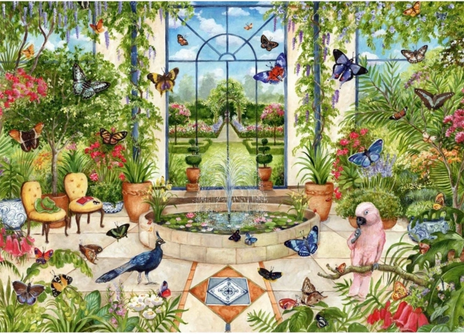 Butterfly Greenhouse Puzzle 1000 Pieces