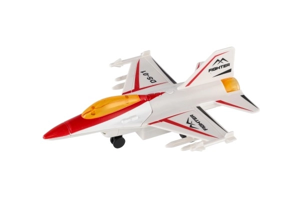 Pull-Back Metal and Plastic Fighter Jet Toy