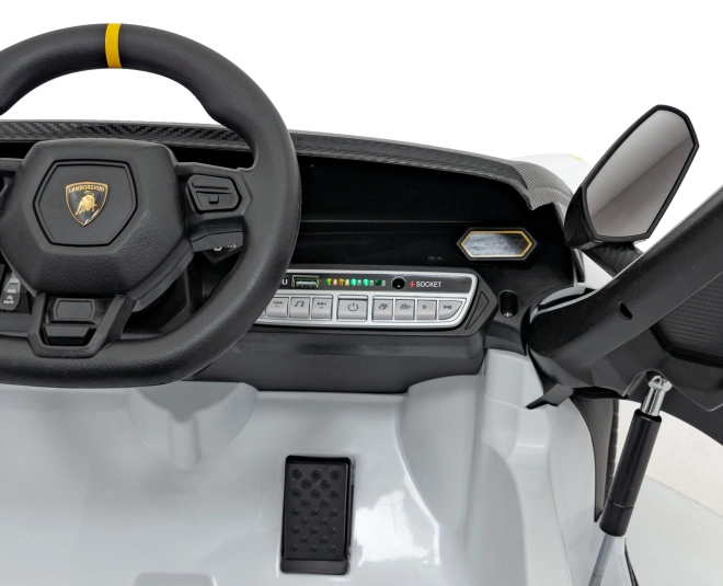 Pojazd Lamborghini Invencible biely