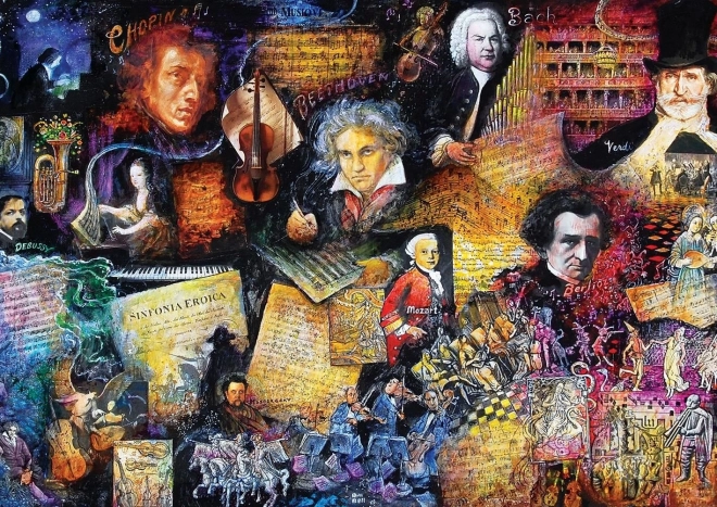 Famous Composers Jigsaw Puzzle 500 Pieces
