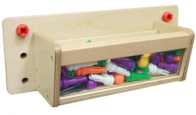 Contenitore per Accessori con Parete Trasparente - Lavagna Scientifico-Educativa Masterkidz STEM