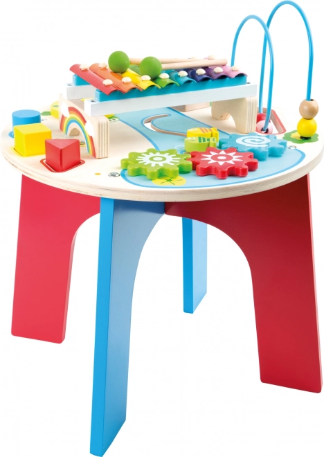 Small Foot Wooden Musical Activity Table 2-in-1