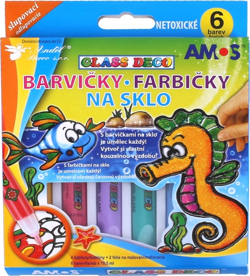Window Paints 6 pcs/10.5 ml