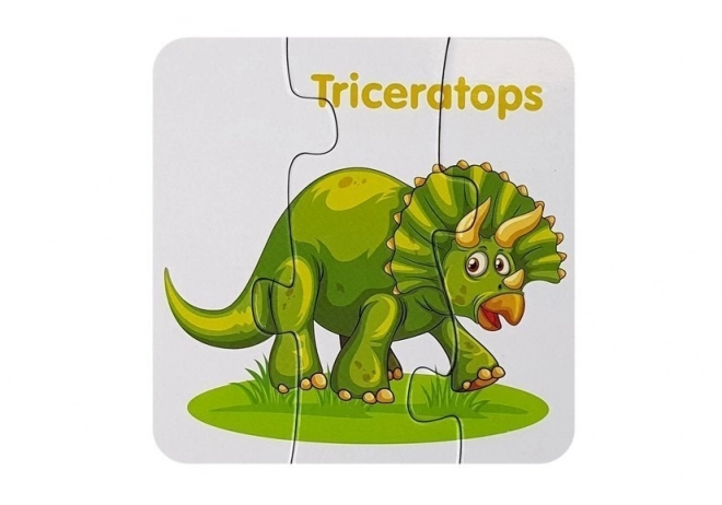 Educational Puzzle Dinosaurs English Connections