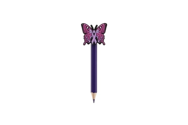 Colorful Pencils with Butterfly Decorations